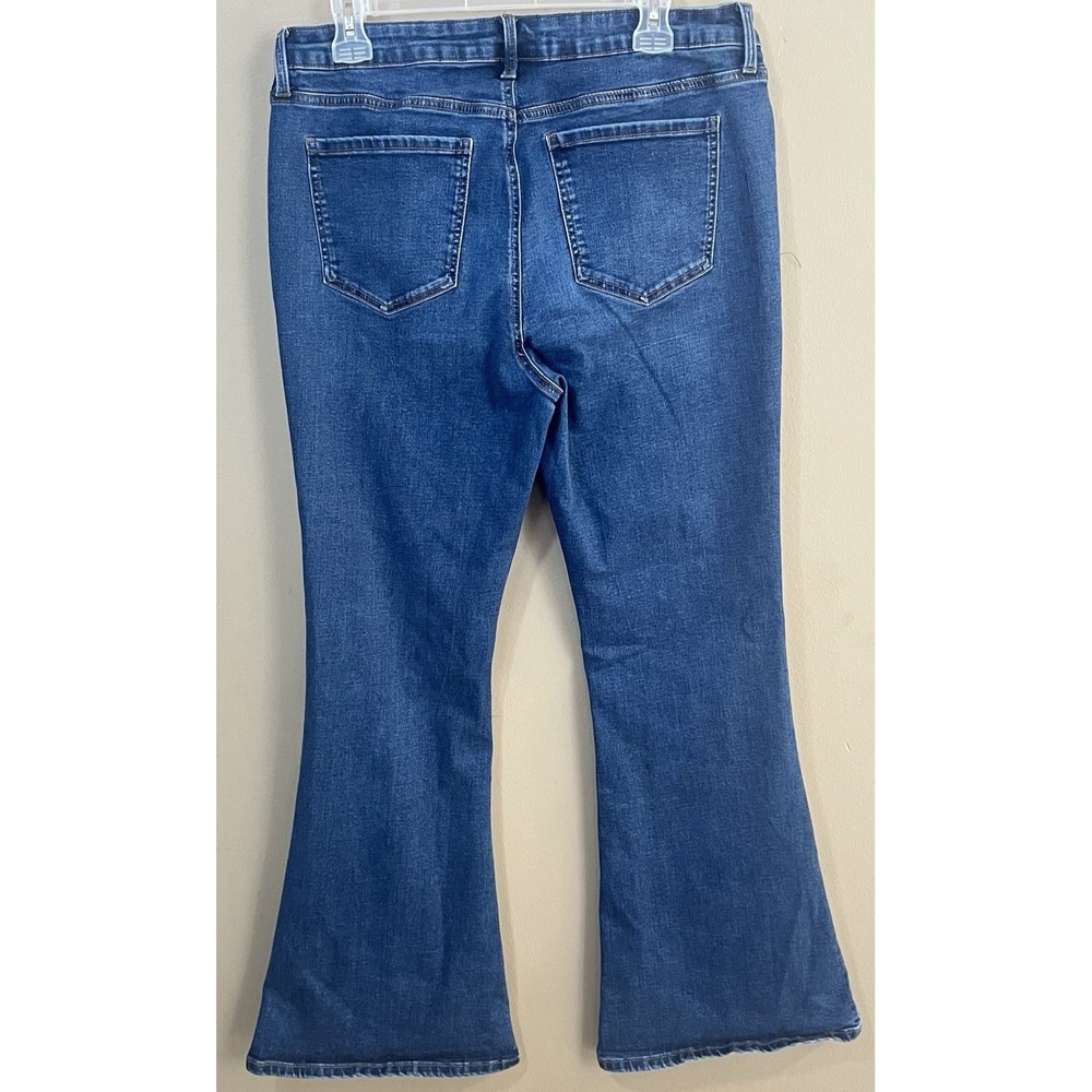 Celebrity Pink Womens Flare Jeans 17/33 Dark Wash Stretch Bell Bottom Festival - Picture 2 of 6